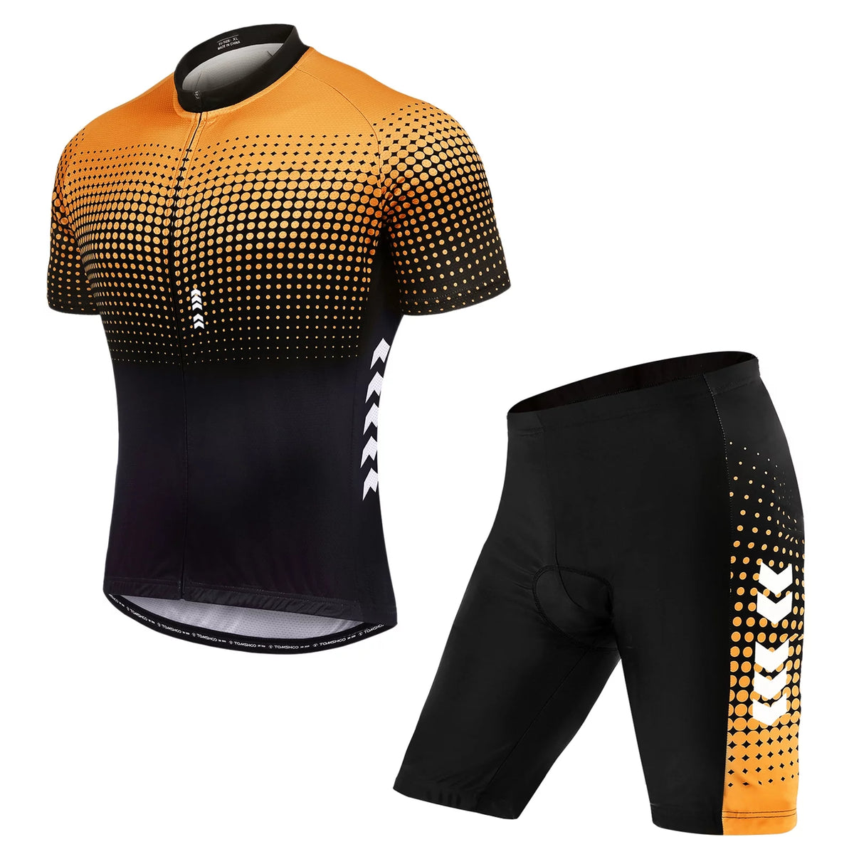 Men's Summer Cycling Jersey Set with 5D Padded Shorts V119